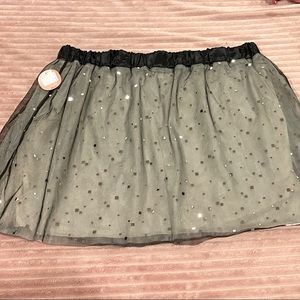 Girls Plus, Cream/ Black Sequin Skirt ✨🖤🤩